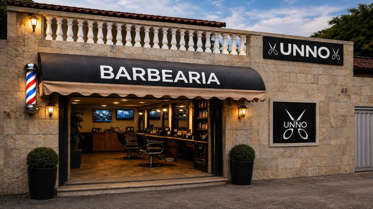 Banner Barbearia Espaço Unno