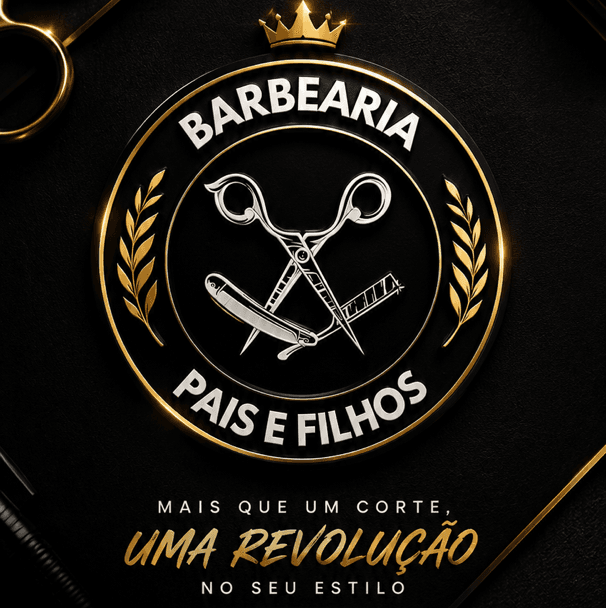 Banner Barbearia pais e filhos