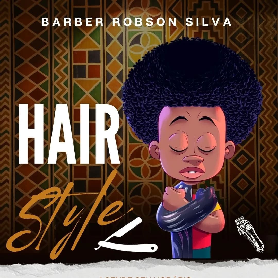 Banner Barber studio Robson Silva