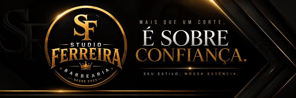 Banner Barbearia Studio Ferreira